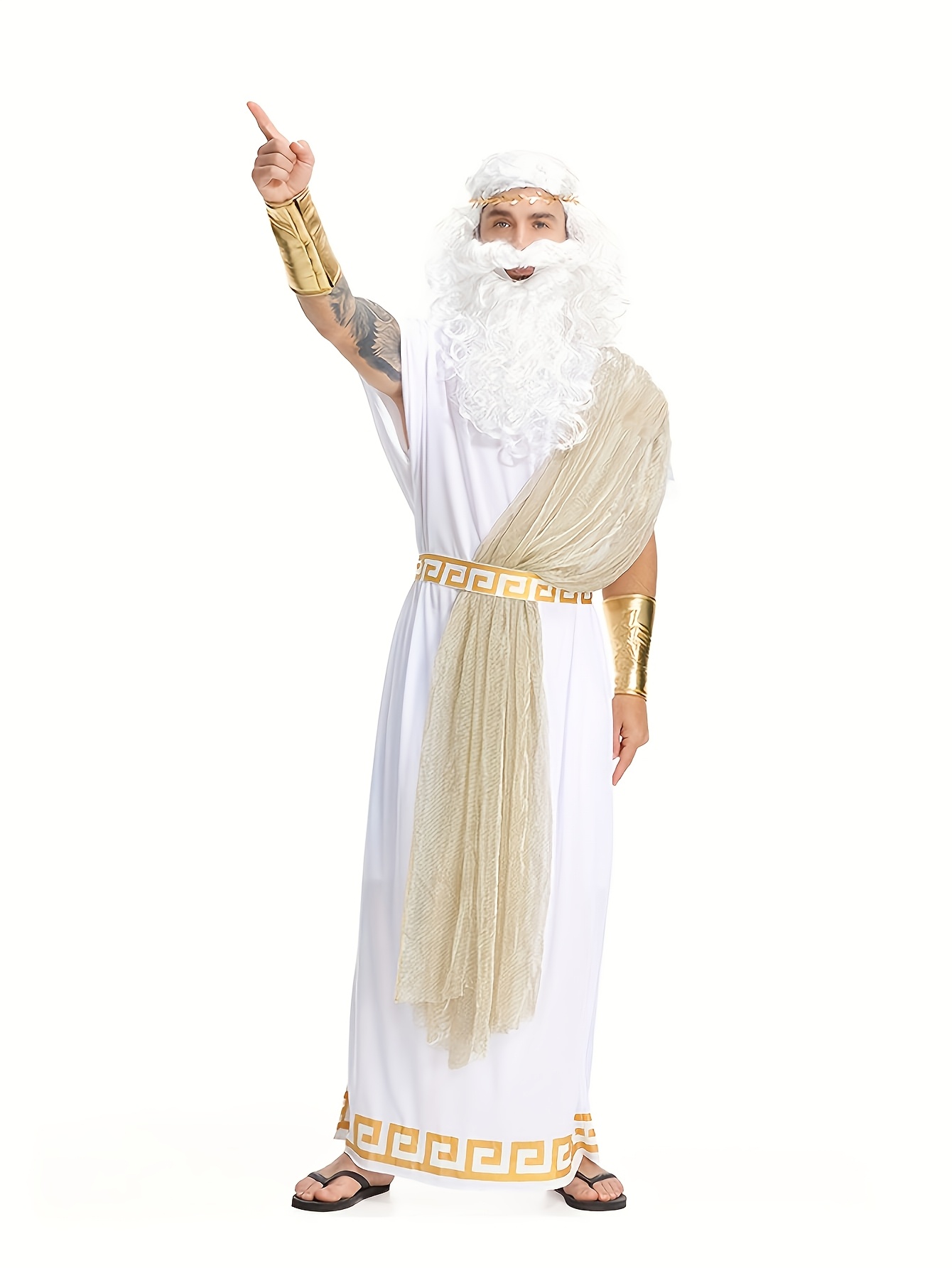 Mens Formal - Men Zeus Greek God Costume Ancient
