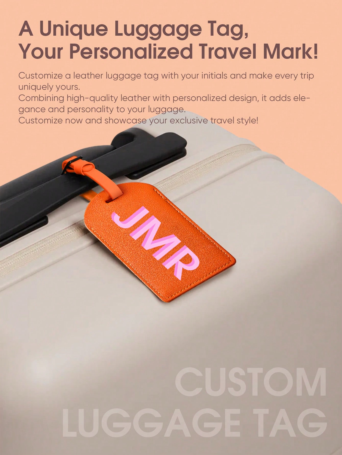 Personalized Initial Luggage T - огляд і ціна Mens Formal