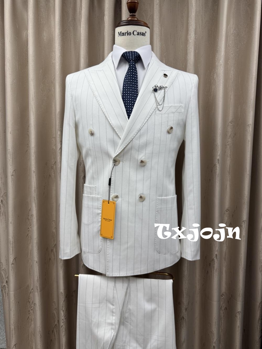 2026 New Striped Suit Set 2 Pi - огляд і ціна Elegant Formal Men'S Wear