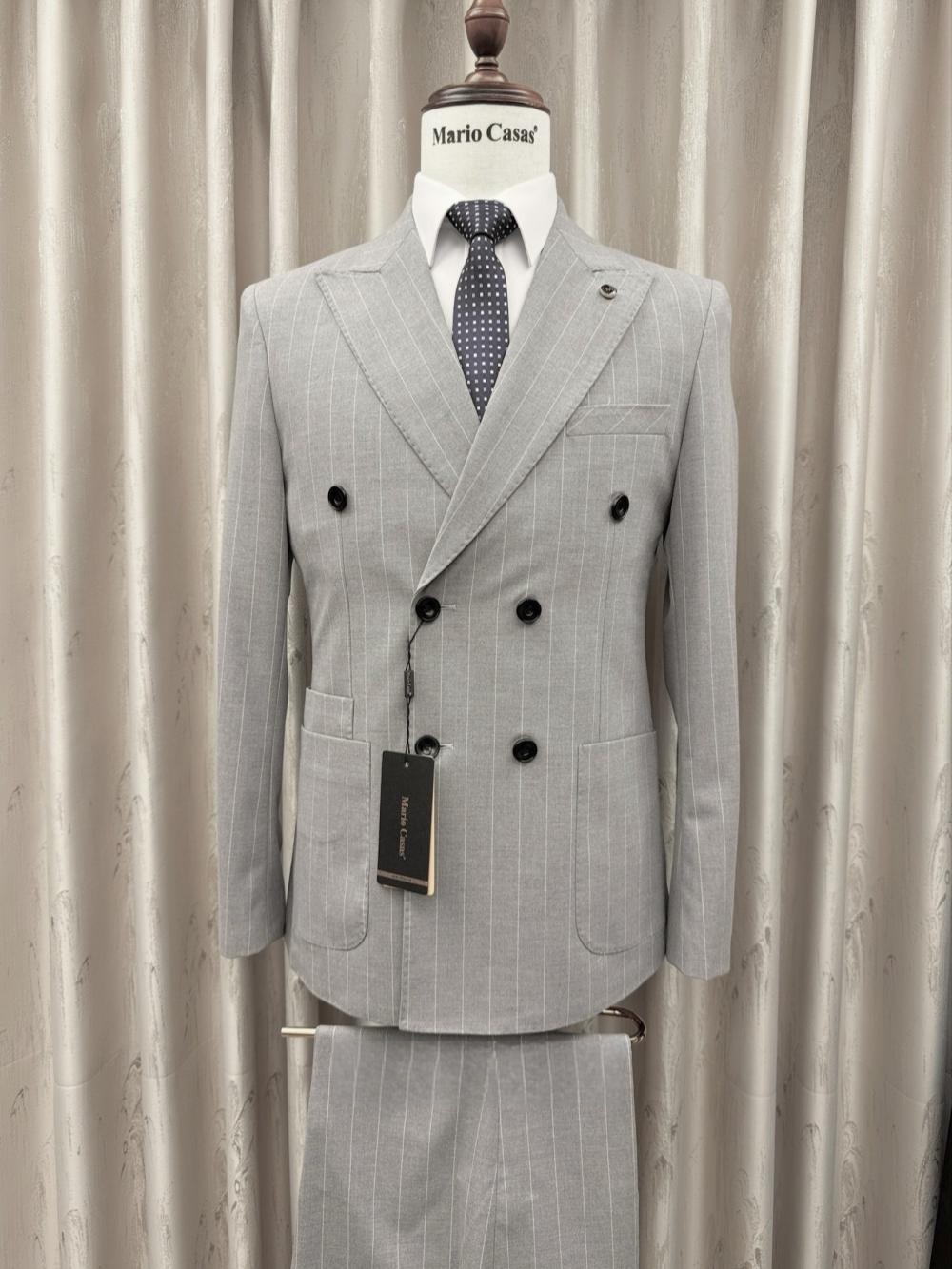 2026 New Striped Suit Set 2 Pi - огляд і ціна Elegant Formal Men'S Wear
