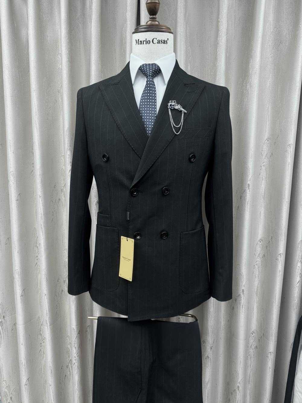 2026 New Striped Suit Set 2 Pi - огляд і ціна Elegant Formal Men'S Wear