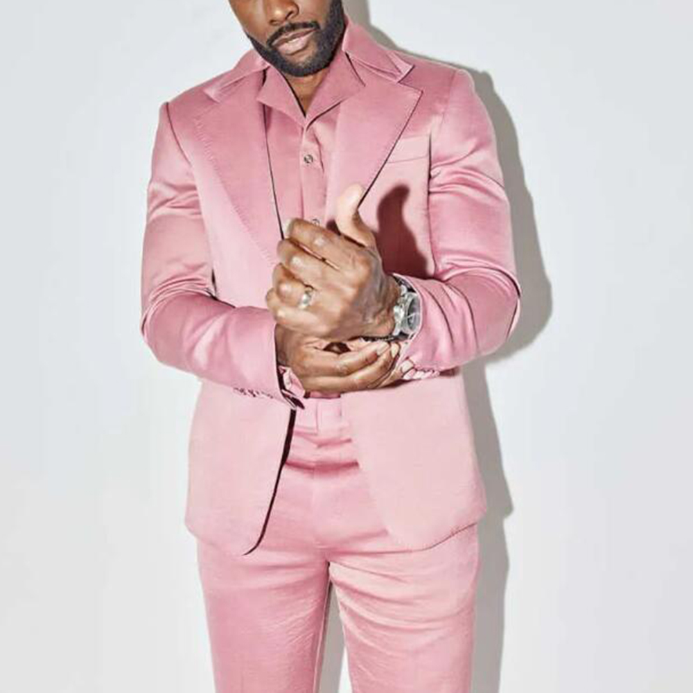 Classic Pink Wedding Tuxedos 2 - огляд і ціна Men Formal Wear Pink