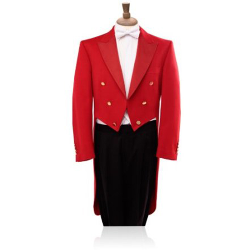 Red Tuxedo Tailcoat Collection - огляд і ціна Formal Wear For Men Black Suit