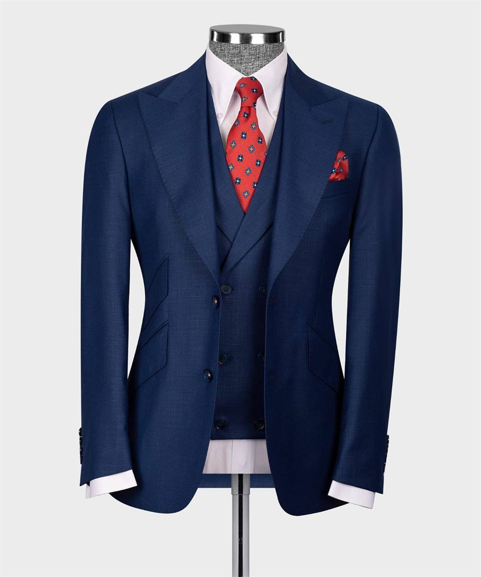 Elegant Navy Blue Classic Wedd - огляд і ціна Elegant Formal Men'S Wear