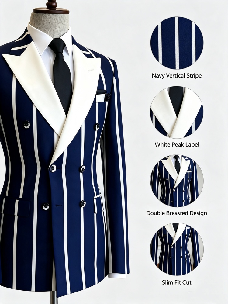 Men's Slim Fit Business Blazer - огляд і ціна Men Formal Wear Outfits
