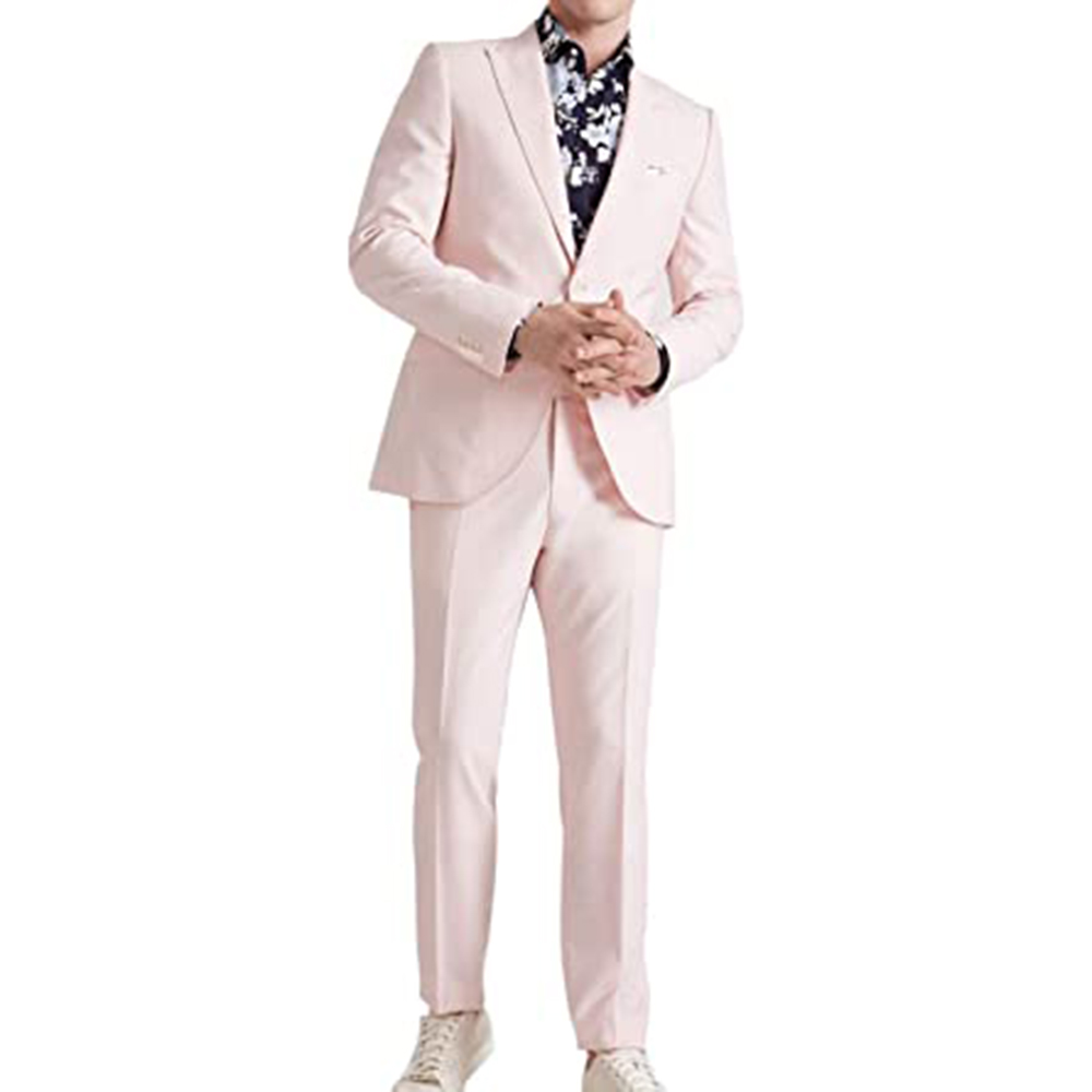 Summer Pink Suits Groom Wear S - огляд і ціна Men Formal Wear Pink