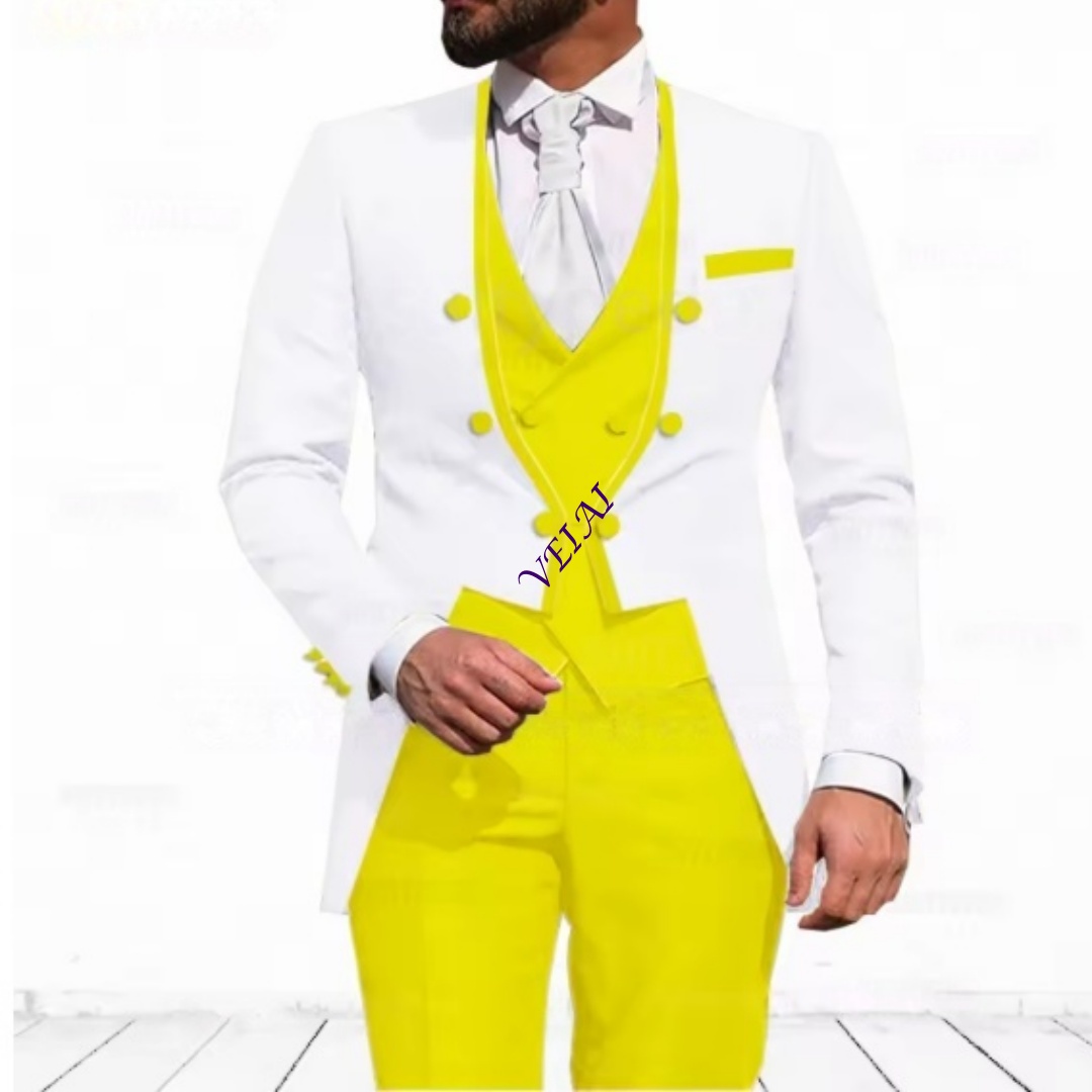 Customized Sky Blue 3-Piece Su - огляд і ціна Elegant Formal Men'S Wear