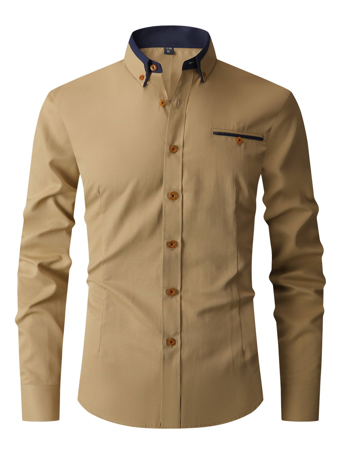 Men Formal Shirt Long Sleeve O - огляд і ціна Mens Formal