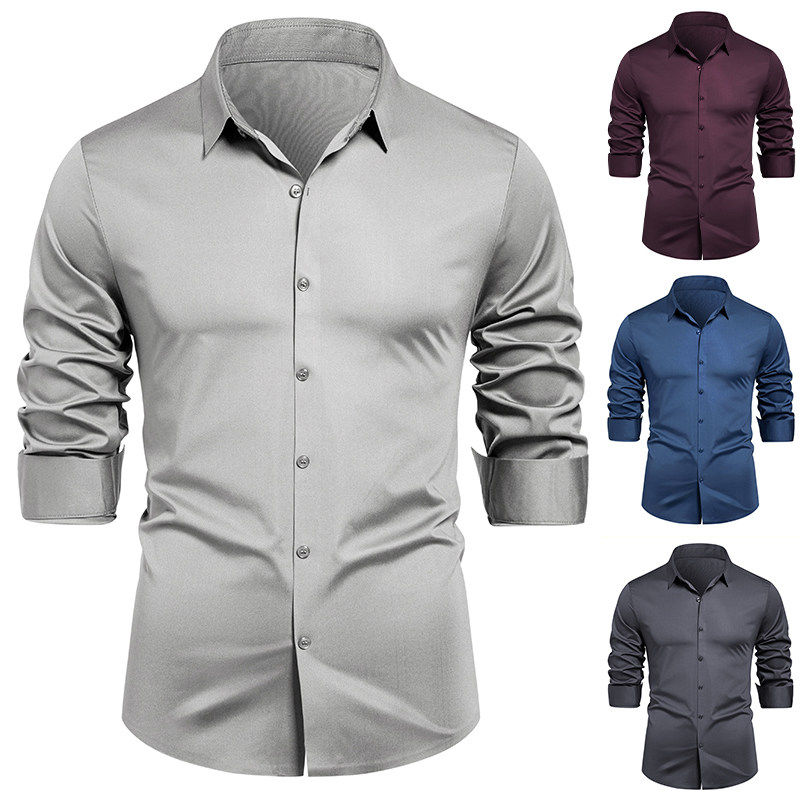 High-end Formal Work Shirts Me - огляд і ціна Mens Formal