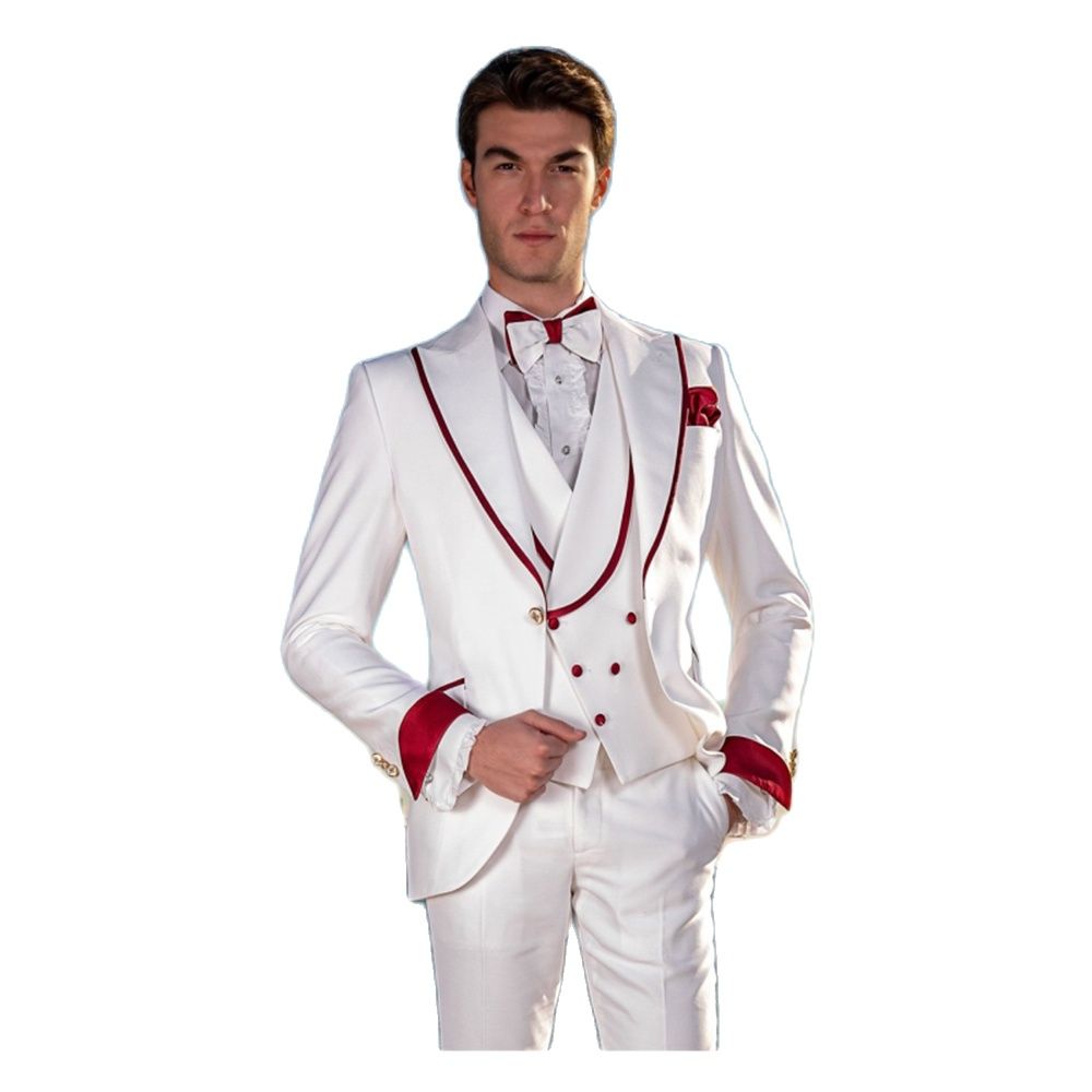 Custom Made White Men Suits We - огляд і ціна Men Formal Party Wear Dress