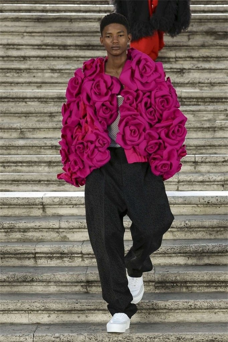 Rose Pink Men Suit Pant Set 2  - огляд і ціна Men Formal Wear Pink