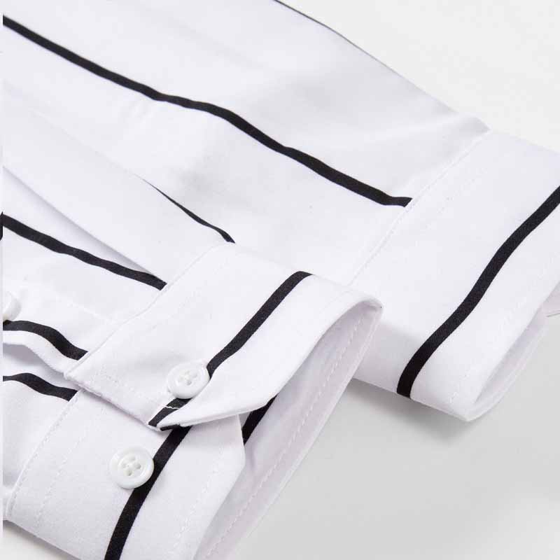 Men's Striped Dress Shirt Long - огляд і ціна Mens Formal