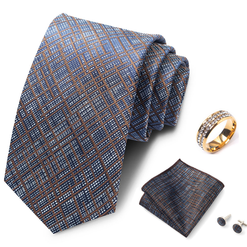Striped men's tie set, stylish - огляд і ціна Mens Formal