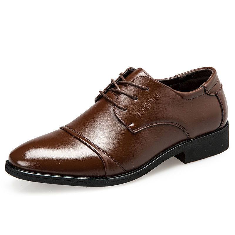 Large-Sized Men's Leather Shoe - огляд і ціна Men Formal Party Wear Dress