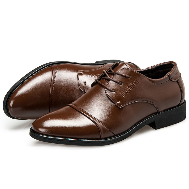 Large-Sized Men's Leather Shoe - огляд і ціна Men Formal Party Wear Dress