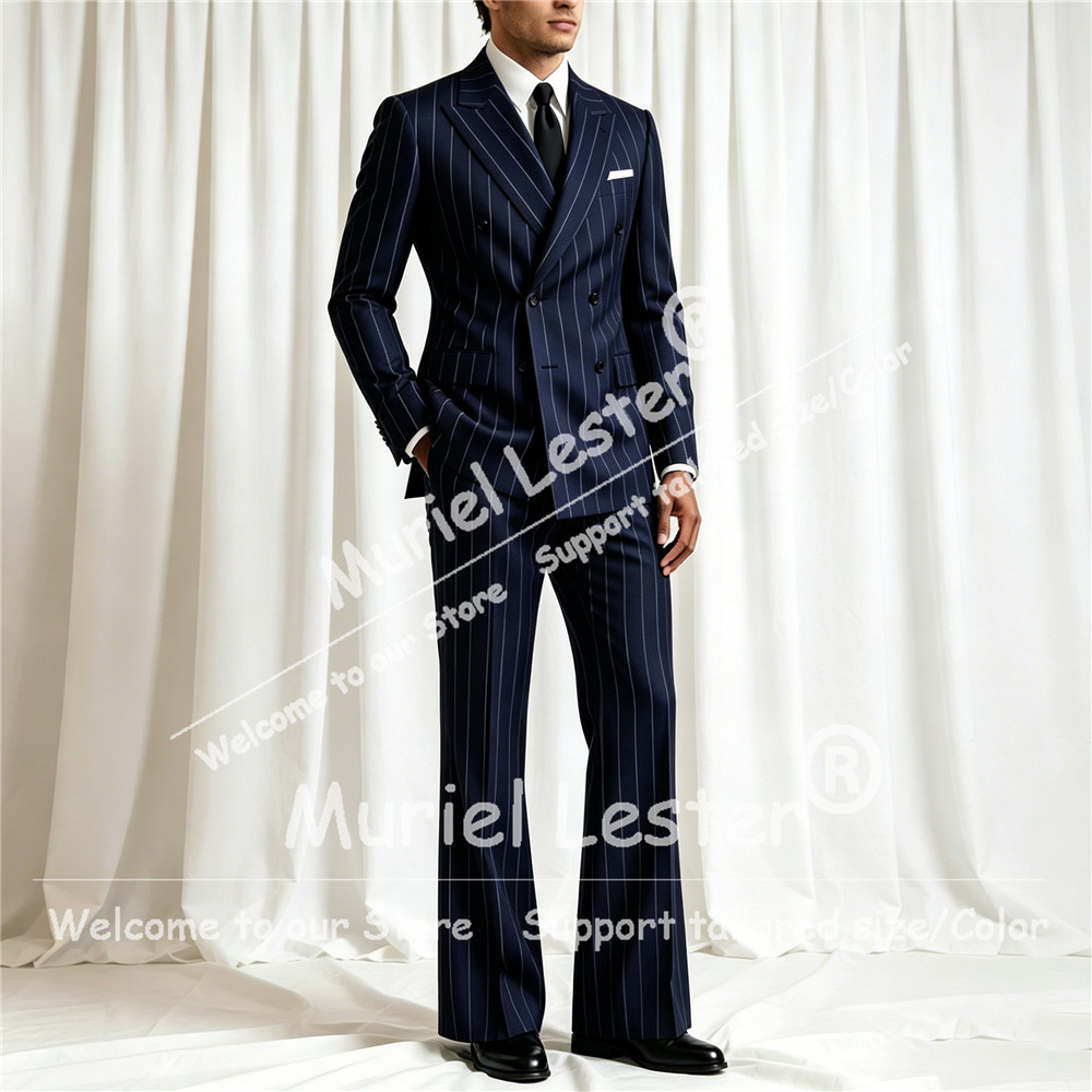 Elegant Stripes Suit Men 2 Pie - огляд і ціна Elegant Formal Men'S Wear