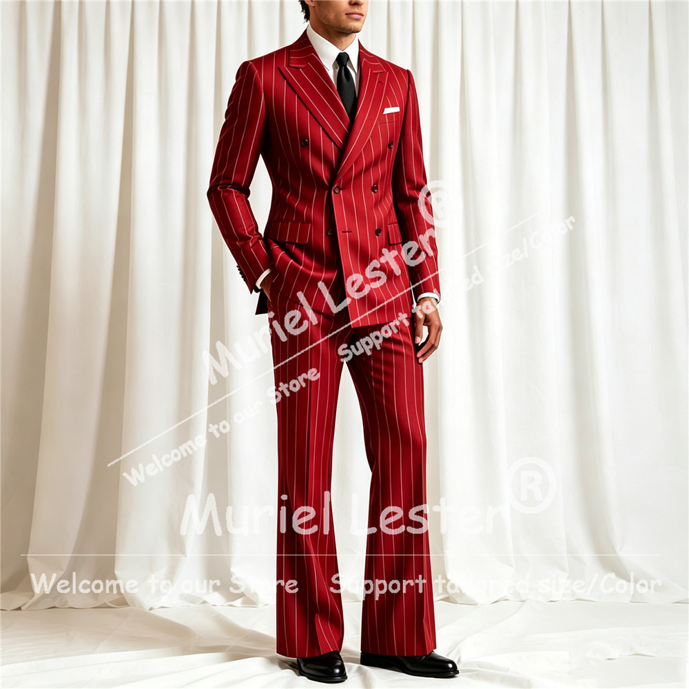 Elegant Stripes Suit Men 2 Pie - огляд і ціна Elegant Formal Men'S Wear