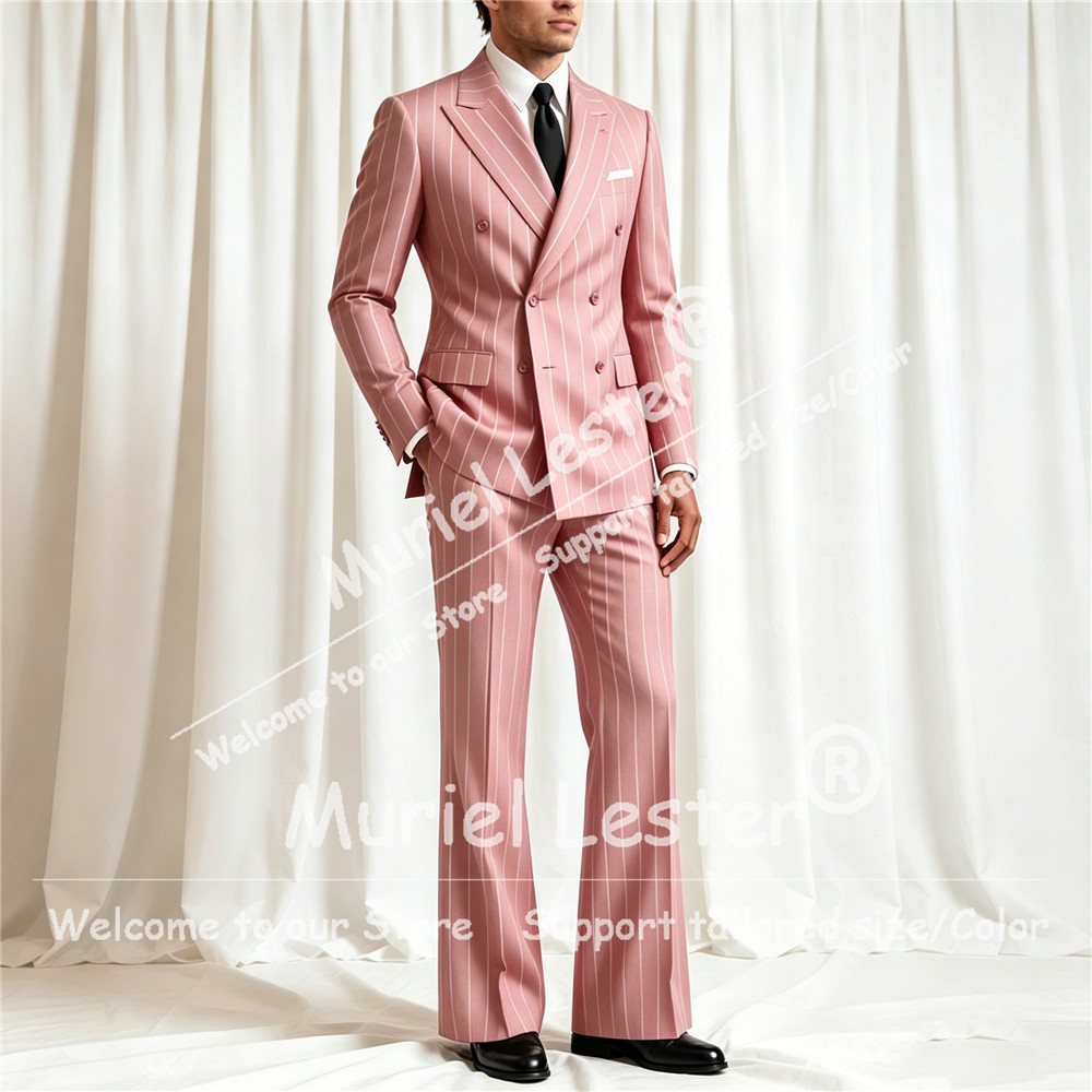 Elegant Stripes Suit Men 2 Pie - огляд і ціна Elegant Formal Men'S Wear