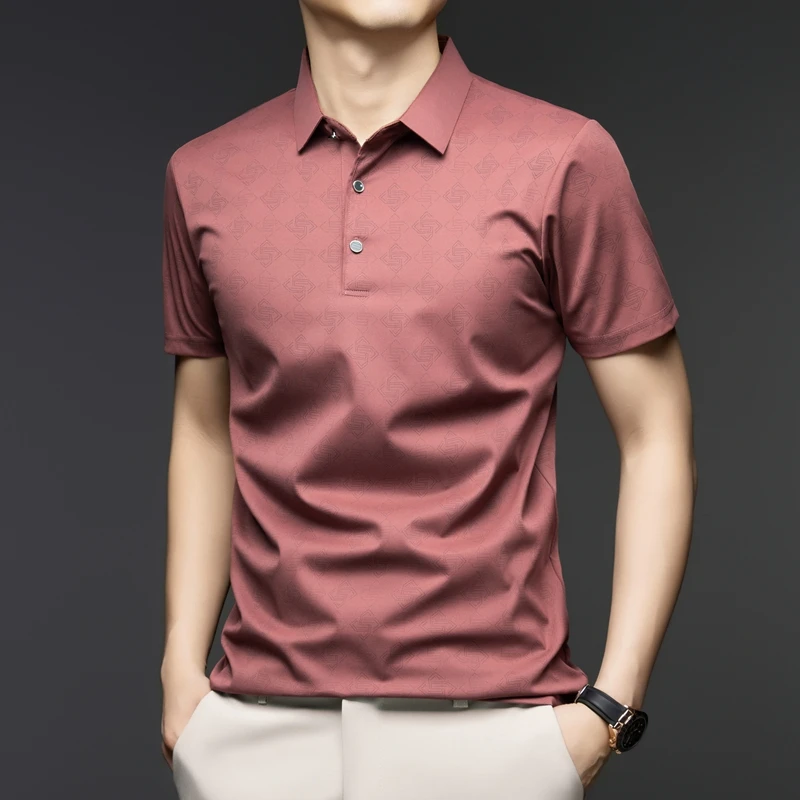 Mens Business Polo Shirt Short - огляд і ціна Men'S Polo Formal Wear