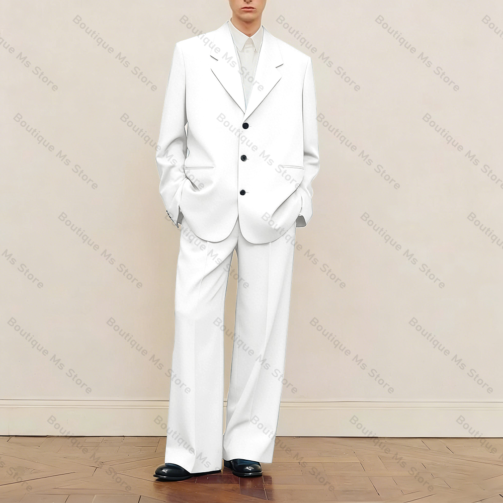 Men's Black Oversized Suit Set - огляд і ціна Formal Wear For Men Black Suit