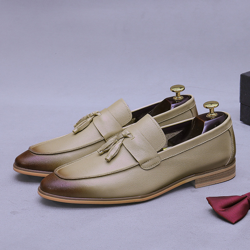 Men Tassel Genuine Leather Loa - огляд і ціна Men'S Formal Wear