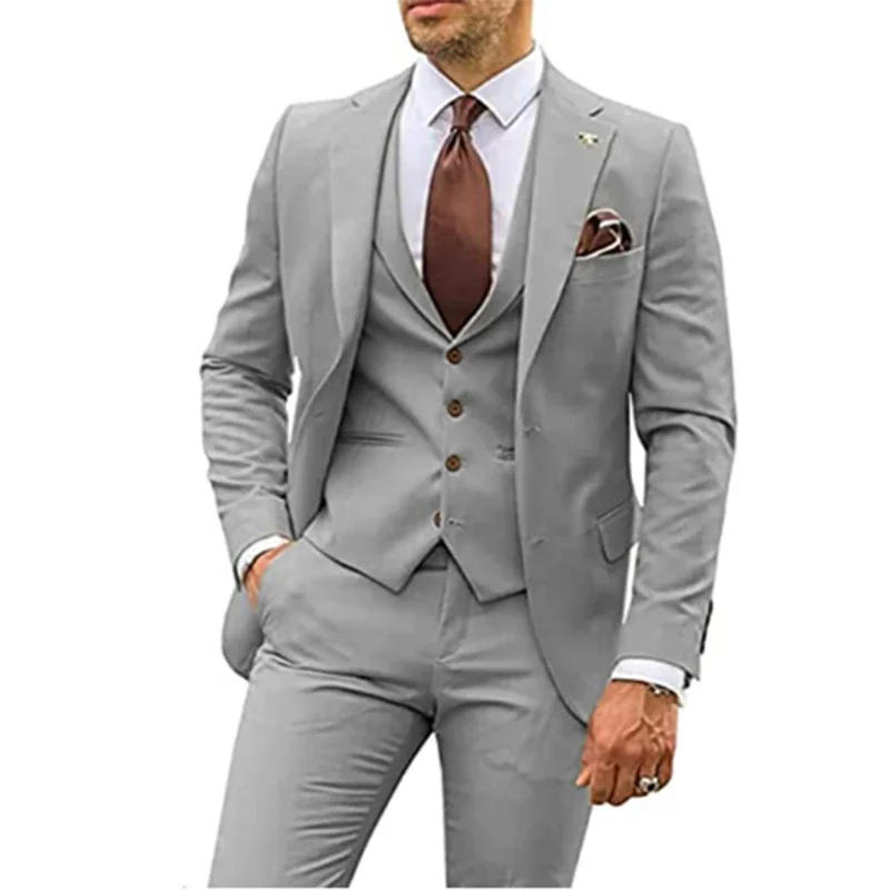 Men's Suit for Wedding 3 Piece - огляд і ціна Men Formal Party Wear Dress