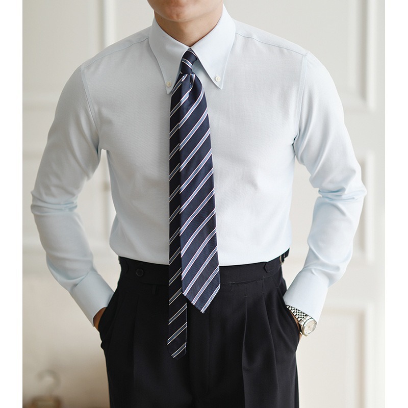 Oxford Shirt Men Long-sleeved  - огляд і ціна Mens Formal