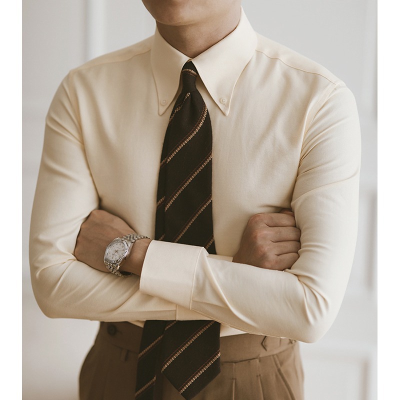 Oxford Shirt Men Long-sleeved  - огляд і ціна Mens Formal