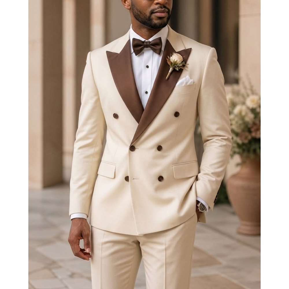 Men Double Breasted Tuxedo Sui - огляд і ціна Men Formal Wear Outfits