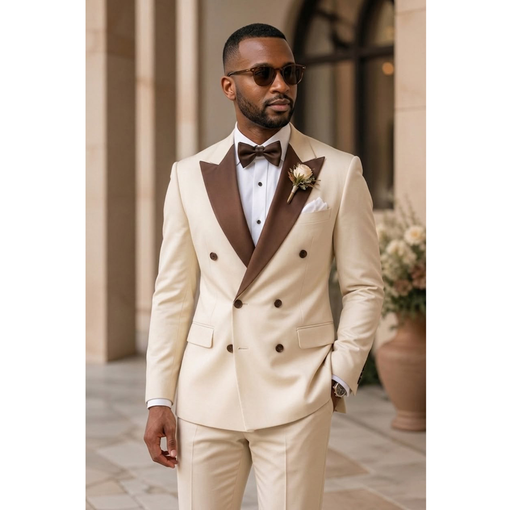 Men Double Breasted Tuxedo Sui - огляд і ціна Men Formal Wear Outfits